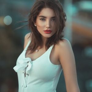 Elegant White Lace-Up Tank Top