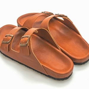 own Leather Buckle Sandals