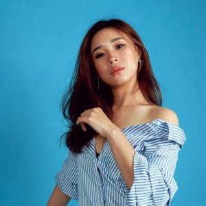 Striped Off-Shoulder Shirt