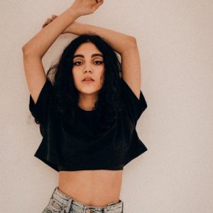 Casual Black Boxy Crop Tee